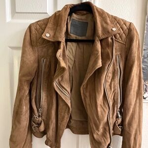 All Saints Leather Jacket Womens US Size 4